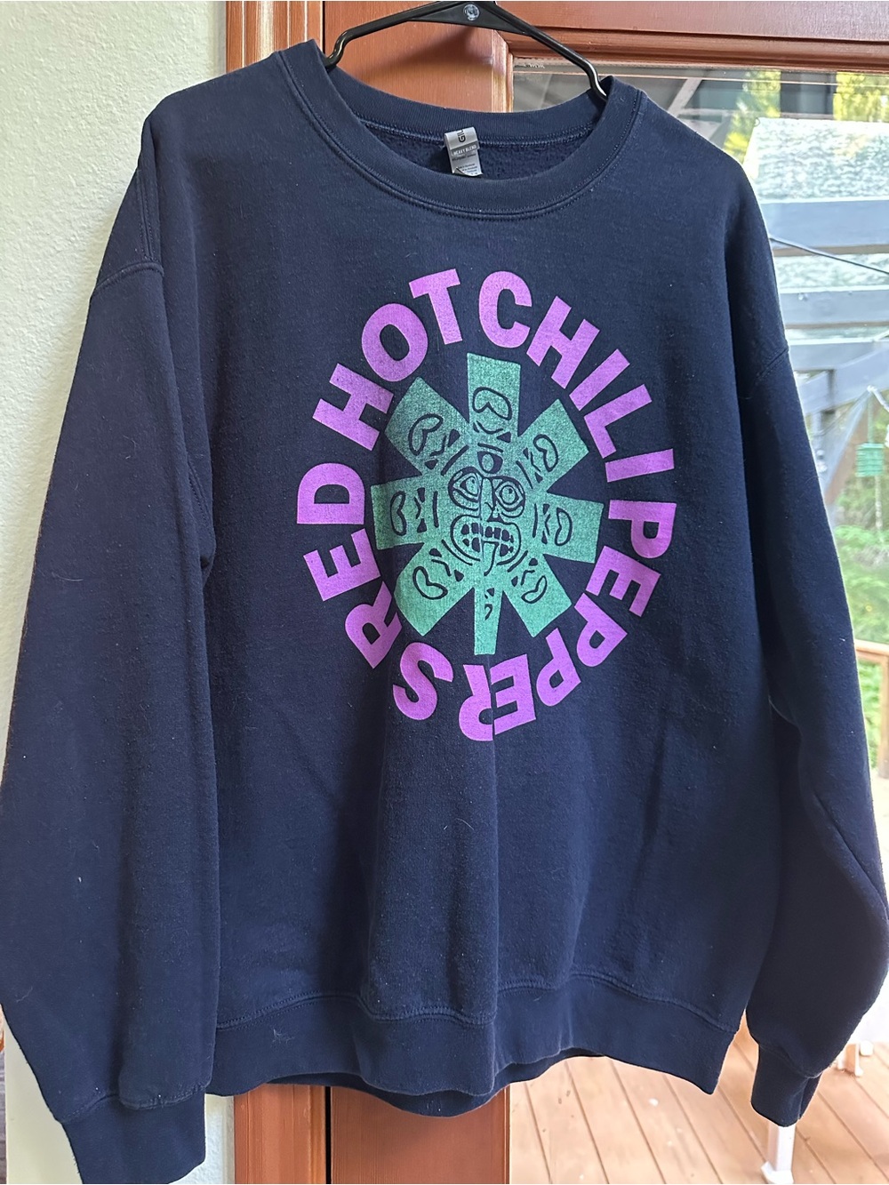 Red Hot Chili Peppers Aztec Asterisk Crewneck Sweatshirt
